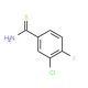 3-Chloro-4-fluorothiobenzamide (CAS 130560-97-3) - chemical structure image