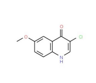 3-Chloro-4-hydroxy-6-methoxyquinoline (CAS 426842-72-0) - chemical structure image