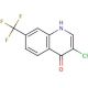 3-Chloro-4-hydroxy-7-trifluoromethylquinoline (CAS 65673-93-0) - chemical structure image