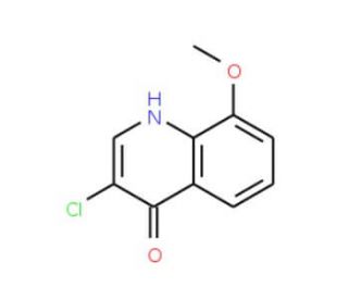 3-Chloro-4-hydroxy-8-methoxyquinoline (CAS 16778-22-6) - chemical structure image