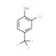 3-Chloro-4-hydroxybenzotrifluoride (CAS 35852-58-5) - chemical structure image