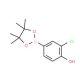 3-Chloro-4-hydroxyphenylboronic acid, pinacol ester (CAS 629658-06-6) - chemical structure image