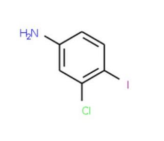 3-Chloro-4-iodoaniline (CAS 135050-44-1) - chemical structure image