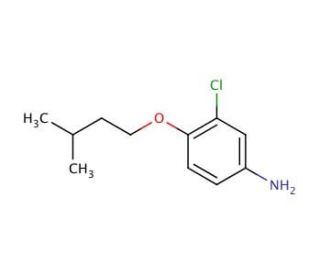 3-Chloro-4-(isopentyloxy)aniline - chemical structure image