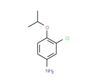 3-Chloro-4-isopropoxy-phenylamine (CAS 5211-04-1) - chemical structure image