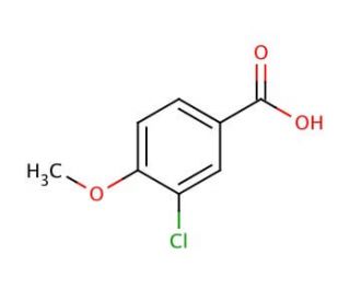 3-Chloro-4-methoxybenzoic acid (CAS 37908-96-6) - chemical structure image