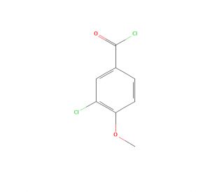 3-Chloro-4-methoxybenzoyl Chloride (CAS 36590-49-5) - chemical structure image
