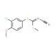 (3-Chloro-4-methoxyphenyl)methyl-cyanocarbonimidodithioate - chemical structure image