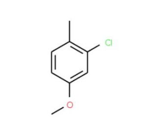 3-Chloro-4-methylanisole (CAS 54788-38-4) - chemical structure image