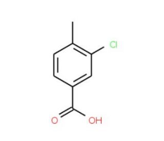 3-Chloro-4-methylbenzoic acid (CAS 5162-82-3) - chemical structure image
