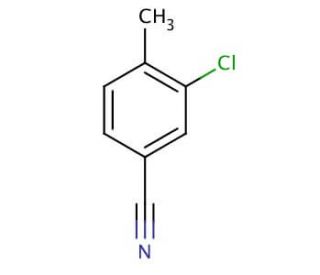 3-Chloro-4-methylbenzonitrile (CAS 21423-81-4) - chemical structure image
