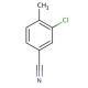 3-Chloro-4-methylbenzonitrile (CAS 21423-81-4) - chemical structure image