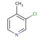 3-Chloro-4-methylpyridine (CAS 72093-04-0) - chemical structure image