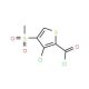 3-Chloro-4-(methylsulfonyl)thiophene-2-carbonyl chloride (CAS 175201-87-3) - chemical structure image