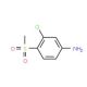 3-Chloro-4-methylsulfonylaniline (CAS 23153-12-0) - chemical structure image