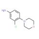 3-Chloro-4-morpholin-4-yl-phenylamine (CAS 55048-24-3) - chemical structure image
