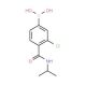 3-Chloro-4-(N-isopropylcarbamoyl)phenylboronic acid (CAS 850589-41-2) - chemical structure image