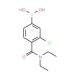 3-Chloro-4-(N,N-diethylcarbamoyl)phenylboronic acid (CAS 850589-48-9) - chemical structure image