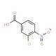 3-Chloro-4-nitrobenzoic acid (CAS 39608-47-4) - chemical structure image