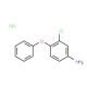 3-Chloro-4-phenoxyaniline hydrochloride (CAS 35734-64-6) - chemical structure image