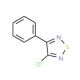 3-Chloro-4-phenyl-1,2,5-thiadiazole (CAS 5728-14-3) - chemical structure image