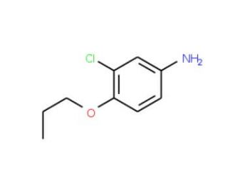 3-Chloro-4-propoxyaniline - chemical structure image