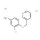 3-chloro-4-(pyridin-3-ylmethoxy)aniline dihydrochloride - chemical structure image