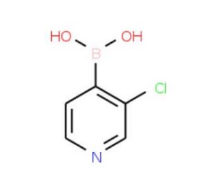 3-Chloro-4-pyridineboronic acid (CAS 458532-98-4) - chemical structure image