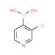 3-Chloro-4-pyridineboronic acid (CAS 458532-98-4) - chemical structure image