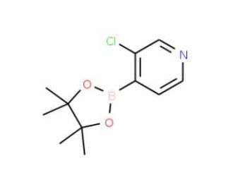 3-Chloro-4-pyridineboronic acid pinacol ester (CAS 458532-90-6) - chemical structure image