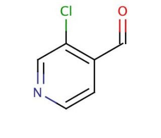 3-Chloro-4-pyridinecarboxaldehyde (CAS 72990-37-5) - chemical structure image