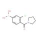 Molekülstruktur von 3-Chloro-4-(pyrrolidinyl-1-carbonyl)phenylboronic acid, CAS-Nummer: 850589-51-4 3-Chloro-4-(pyrrolidinyl-1-carbonyl)phenylboronic acid (CAS 850589-51-4) - chemical structure image