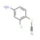 3-Chloro-4-thiocyanatoaniline (CAS 3226-46-8) - chemical structure image