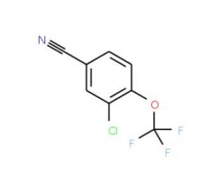 3-Chloro-4-(trifluoromethoxy)benzonitrile (CAS 129604-26-8) - chemical structure image