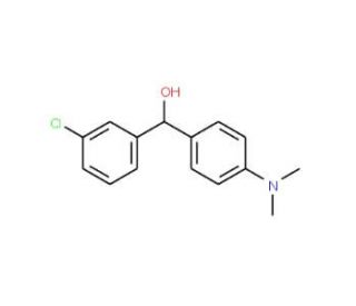 3-Chloro-4&prime;-(dimethylamino)benzhydrol - chemical structure image