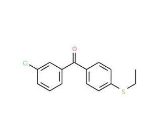 3-Chloro-4&prime;-(ethylthio)benzophenone (CAS 844884-99-7) - chemical structure image