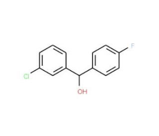 3-Chloro-4&prime;-fluorobenzhydrol - chemical structure image