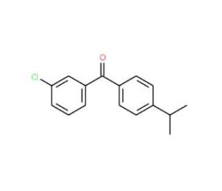 3-Chloro-4&prime;-iso-propylbenzophenone (CAS 844884-92-0) - chemical structure image