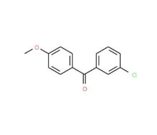 3-Chloro-4&prime;-methoxybenzophenone (CAS 13389-51-0) - chemical structure image