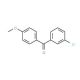 3-Chloro-4′-methoxybenzophenone (CAS 13389-51-0) - chemical structure image