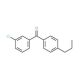 3-Chloro-4′-n-propylbenzophenone (CAS 64358-13-0) - chemical structure image