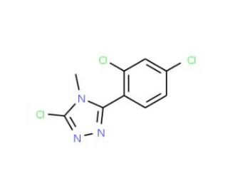 3-chloro-5-(2,4-dichlorophenyl)-4-methyl-4H-1,2,4-triazole - chemical structure image