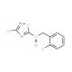 3-Chloro-5-(2-chlorobenzylsulfinyl)-1,2,4-thiadiazole - chemical structure image