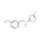 3-Chloro-5-(3-methoxybenzylsulfinyl)-1,2,4-thiadiazole (CAS 486997-73-3) - chemical structure image