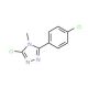 3-chloro-5-(4-chlorophenyl)-4-methyl-4H-1,2,4-triazole - chemical structure image