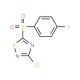 3-Chloro-5-(4-fluorophenylsulfonyl)-1,2,4-thiadiazole - chemical structure image