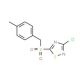 3-Chloro-5-(4-methylbenzylsulfonyl)-1,2,4-thiadiazole (CAS 494763-26-7) - chemical structure image