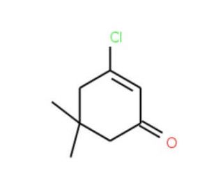 3-Chloro-5,5-dimethyl-2-cyclohexen-1-one (CAS 17530-69-7) - chemical structure image