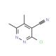 3-chloro-5,6-dimethylpyridazine-4-carbonitrile - chemical structure image