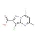 3-Chloro-5,7-dimethyl-pyrazolo[1,5-a]pyrimidine-2-carboxylic acid - chemical structure image